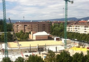 Obras del parking de San Martín