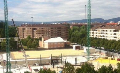 Obras del parking de San Martín