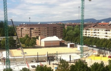 Obras del parking de San Martín