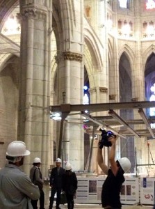 interior de la catedral de Santa María de Vitoriia-Gasteiz