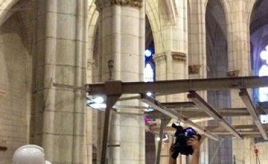interior de la catedral de Santa María de Vitoriia-Gasteiz