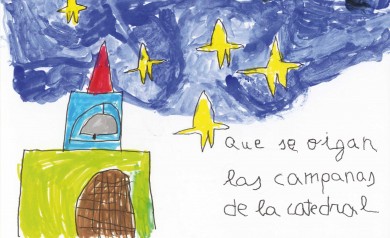 postal infantil de navidad