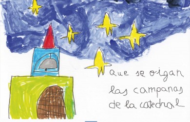 postal infantil de navidad