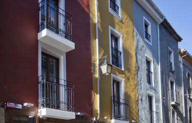 fachada del albergue